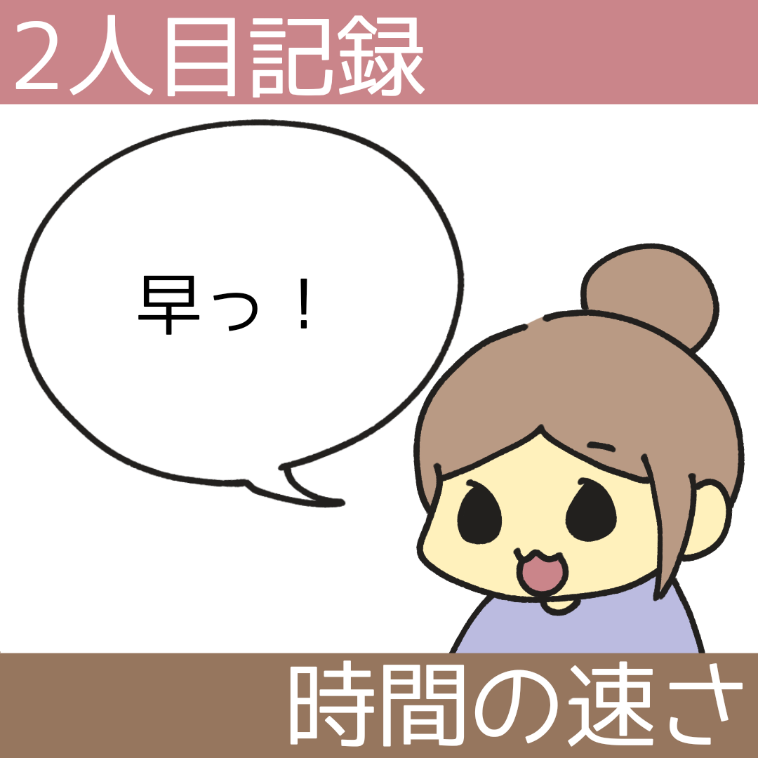 2歳差の2人目妊娠記録【時間の進みが速い】